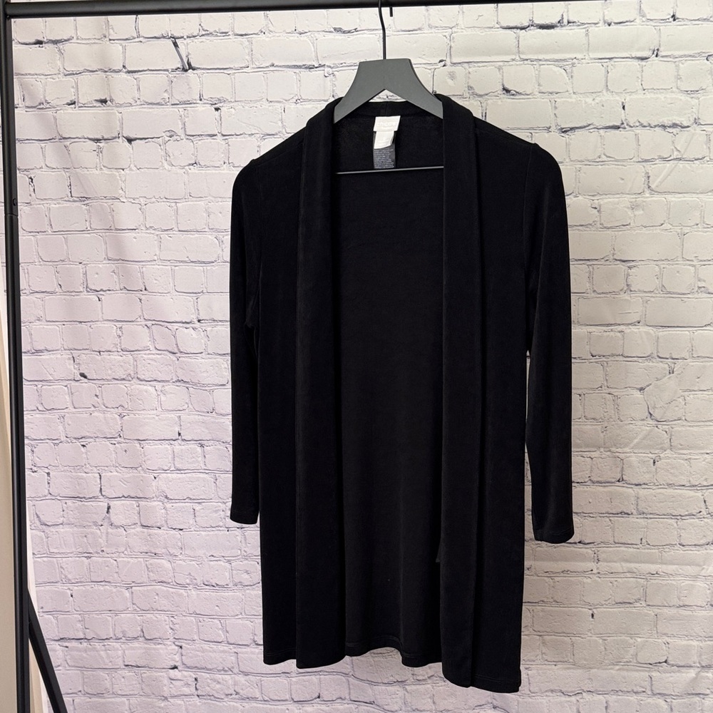 Chico's Travelers Black Cardigan (0)